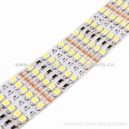 4mm Width 3528 SMD 90 LEDs Per Meter Waterproof IP68 LED Tape Lights, 12V DC Operating Voltage